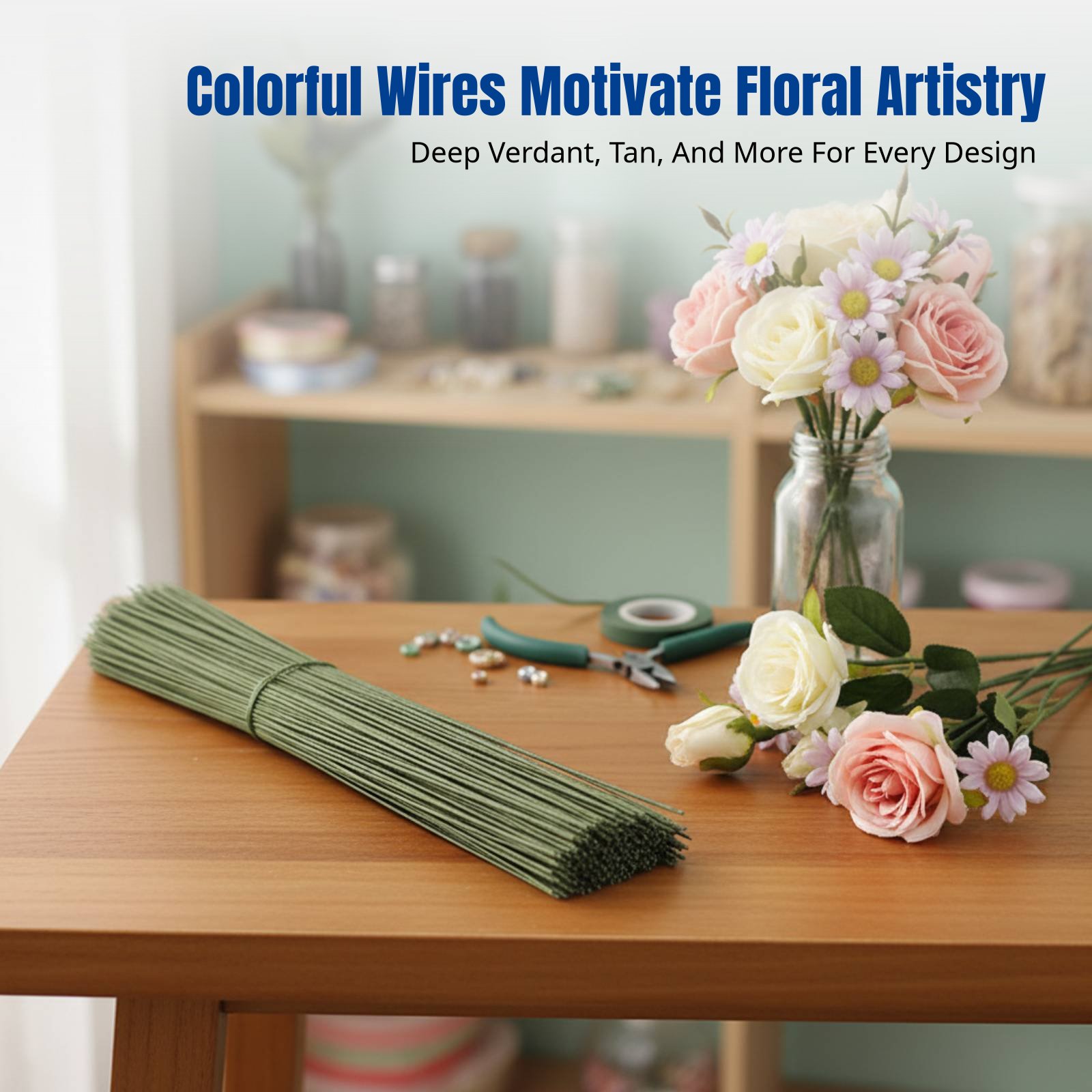 DIY Handcraft Floral Stem Wire - Flower Supply review and price