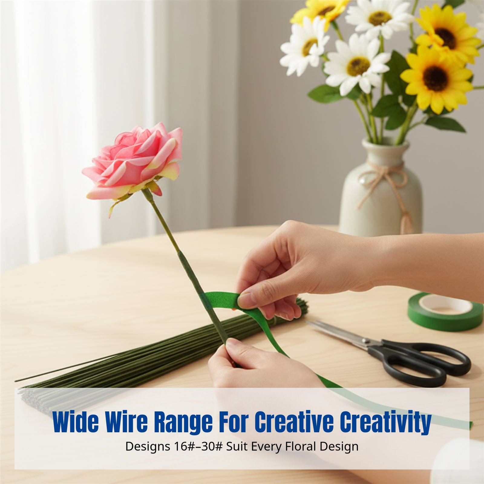 DIY Handcraft Floral Stem Wire - Flower Supply review and price