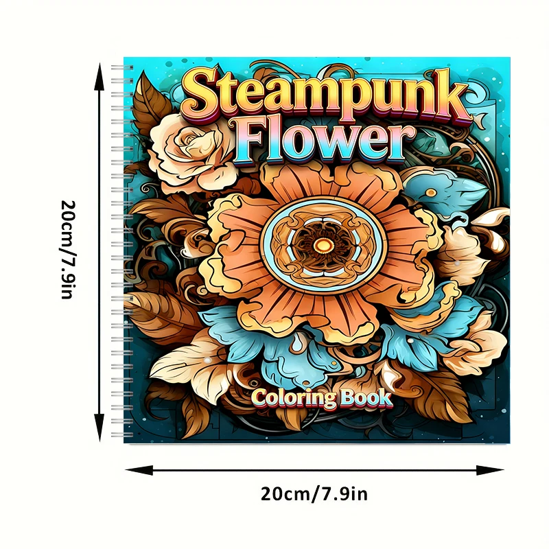 Coloring Book Steampunk Flower - Flower Supply review and price