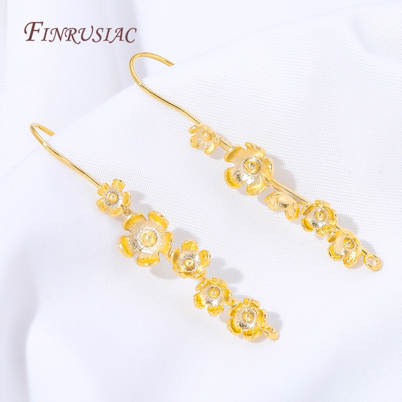 18K Gold Plated Flower Earring - Flower Supply review and price