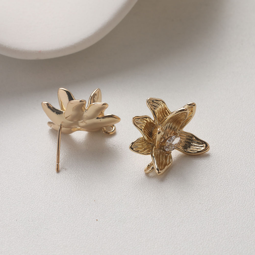 4PCS Dainty Flower Ear Studs E - Flower Supply review and price