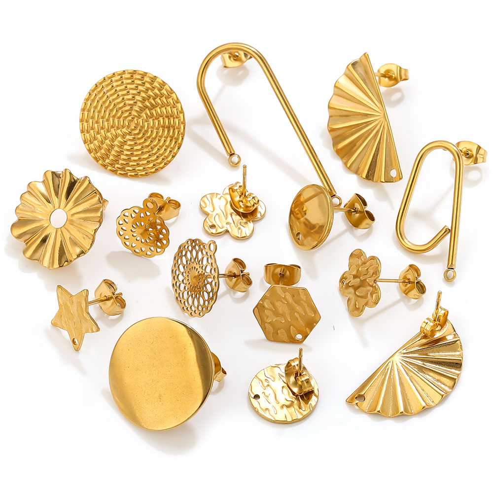 10pcs Stainless Steel Earrings - Flower Supply review and price