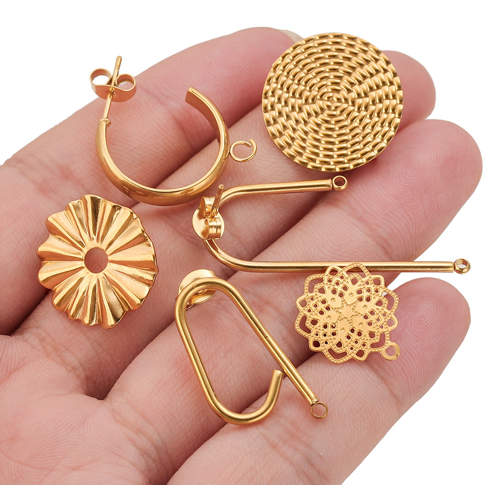 10pcs Stainless Steel Earrings - Flower Supply review and price